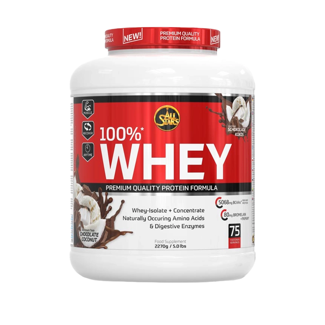 ALL STARS - 100% WHEY PROTEIN 2270g