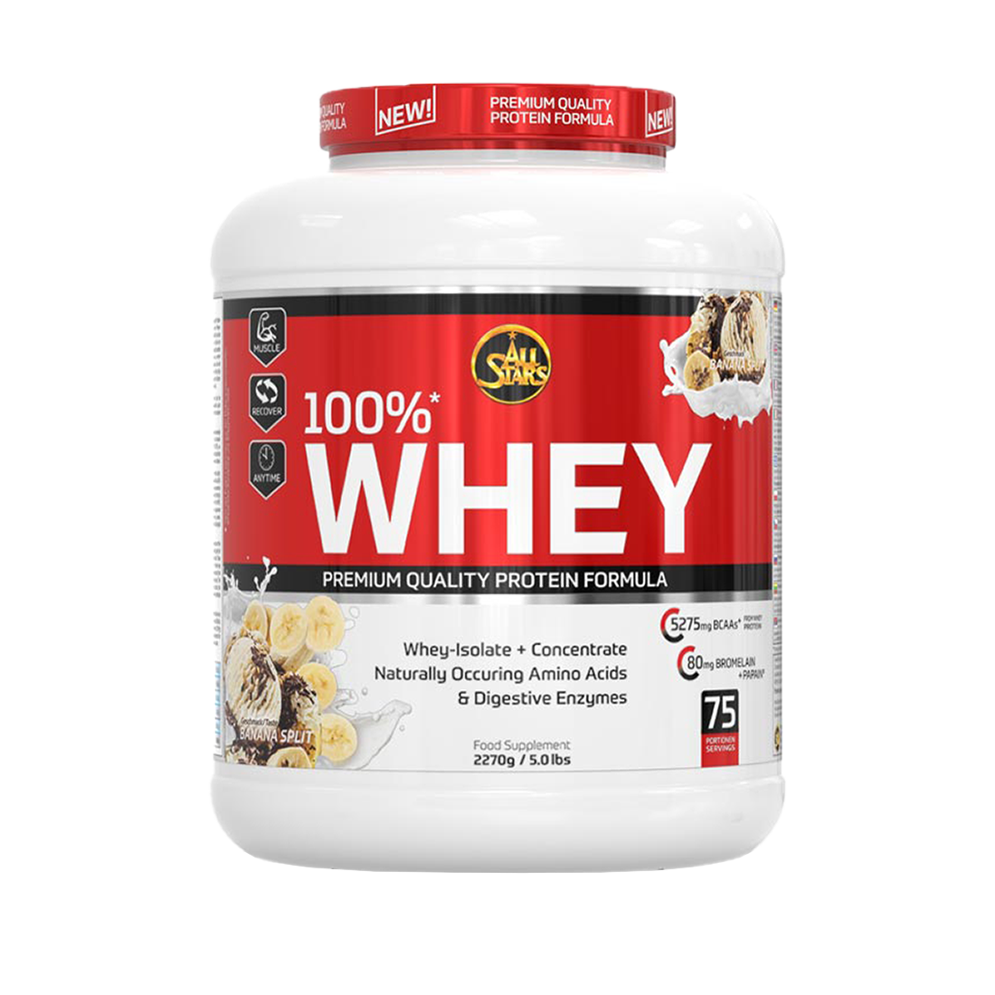 ALL STARS - 100% WHEY PROTEIN 2270g